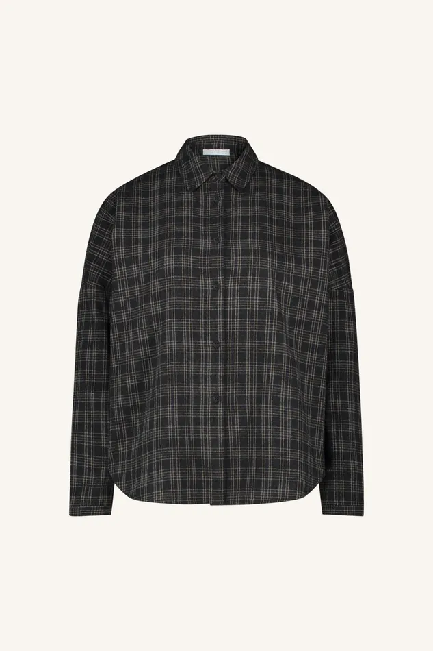 Women Blouses Bybar Small Check Blouse Caramel