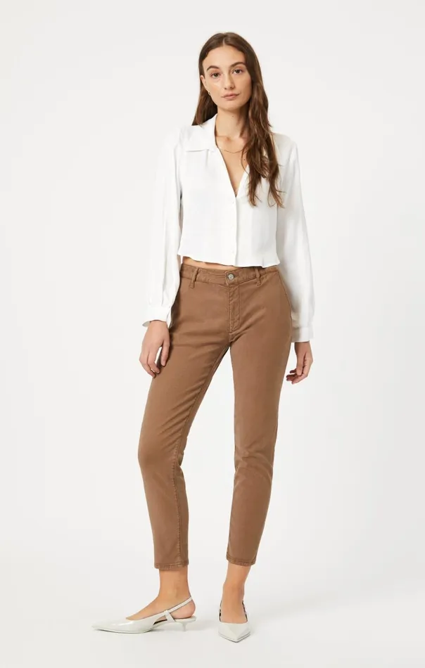 Women Brooke Slim Chino In Tiger Eye039s Luxe Twill Mavi Jeans Pants Women Brooke Slim Chino In Tiger Eye039s Luxe Twill Mavi Jeans Pants