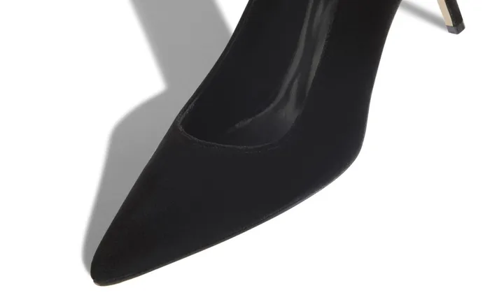 Women Business Manolo Blahnik BB VELVET 70 Black Velvet Pointed Toe Pumps Women Business Manolo Blahnik BB VELVET 70 Black Velvet Pointed Toe Pumps