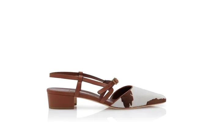 Women Casual Manolo Blahnik LEGATUS Brown Cow Print Calf Hair And Leather Pumps Women Casual Manolo Blahnik LEGATUS Brown Cow Print Calf Hair And Leather Pumps