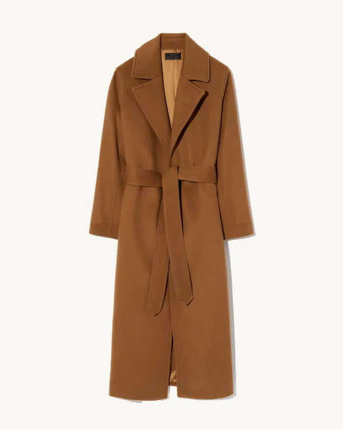 Women Coats and Outerwear Nili Lotan LORELLE COAT Cognac