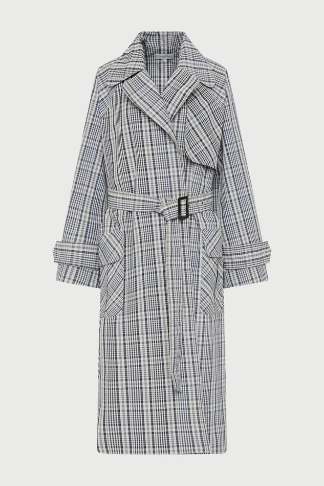 Women Coats And Jackets Lee Mathews Cameron Coat Greycheck