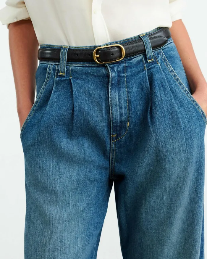 Women Denim Nili Lotan FLORA JEAN Classic Wash
