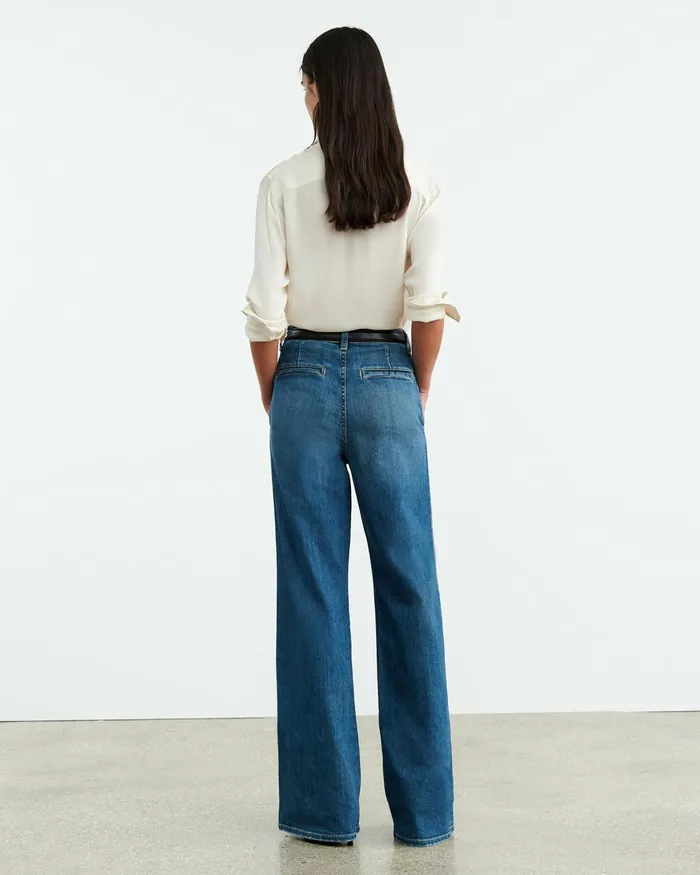Women Denim Nili Lotan FLORA JEAN Classic Wash