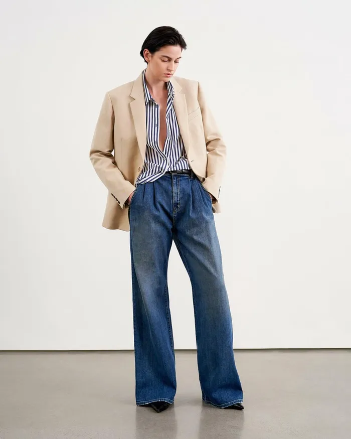 Women Denim Nili Lotan FLORA JEAN Classic Wash