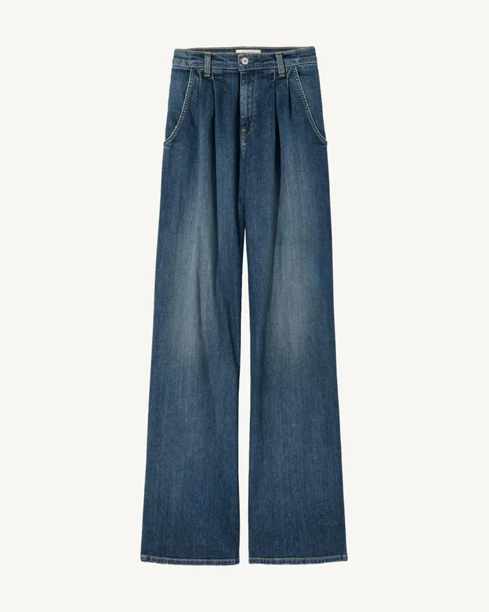 Women Denim Nili Lotan FLORA JEAN Classic Wash