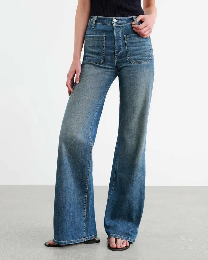 Women Denim Nili Lotan FLORENCE JEAN Classic Wash