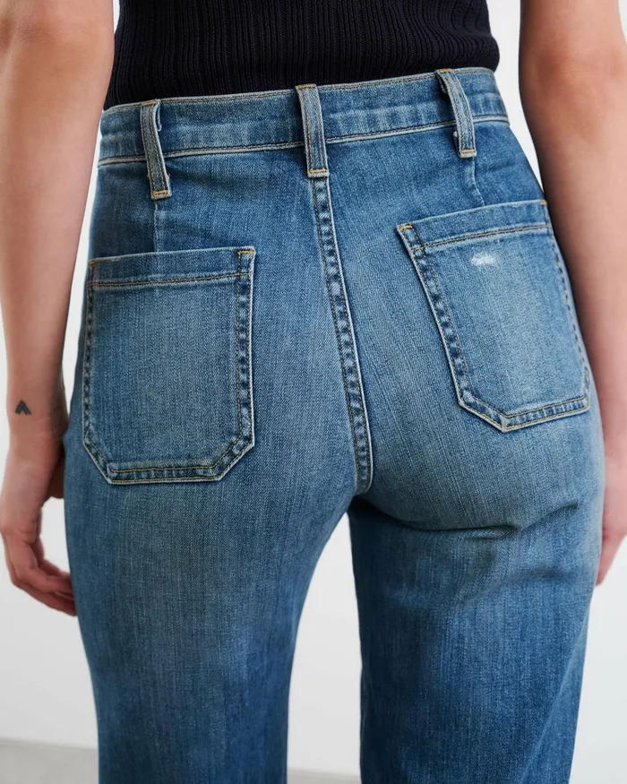 Women Denim Nili Lotan FLORENCE JEAN Classic Wash