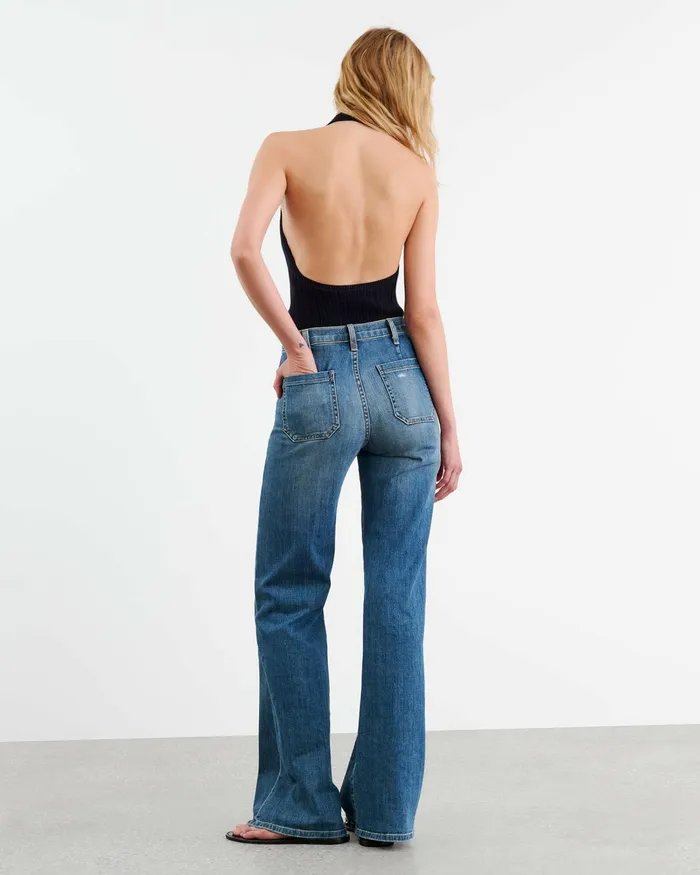 Women Denim Nili Lotan FLORENCE JEAN Classic Wash