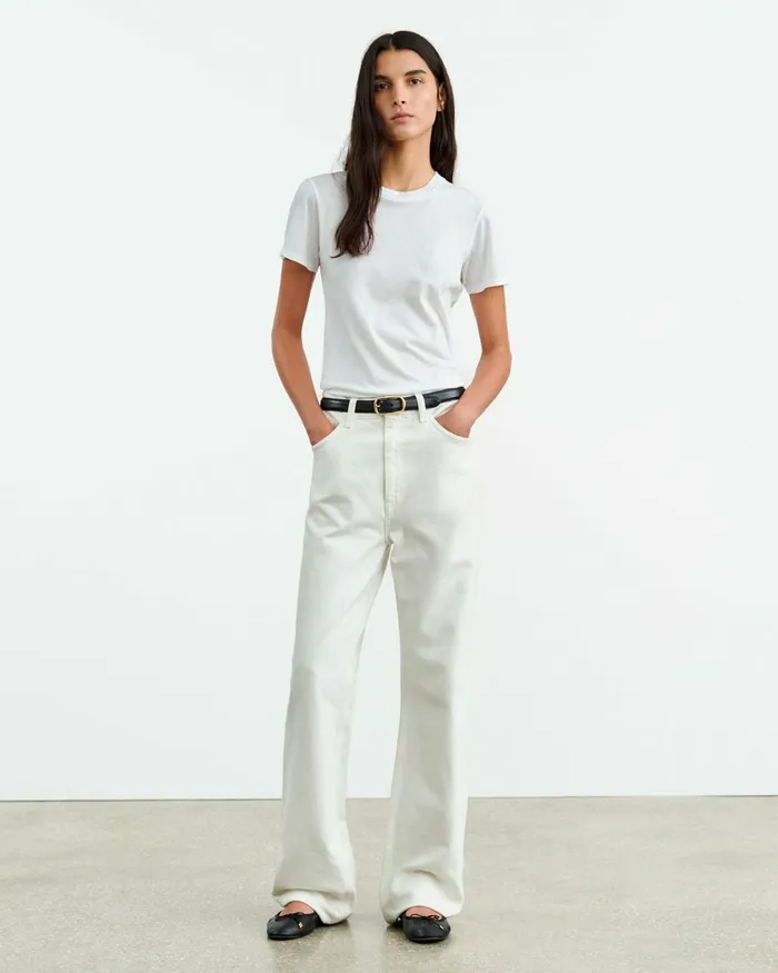 Women Denim Nili Lotan MITCHELL JEAN Cream