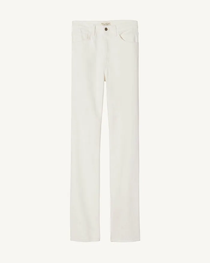 Women Denim Nili Lotan MITCHELL JEAN Cream