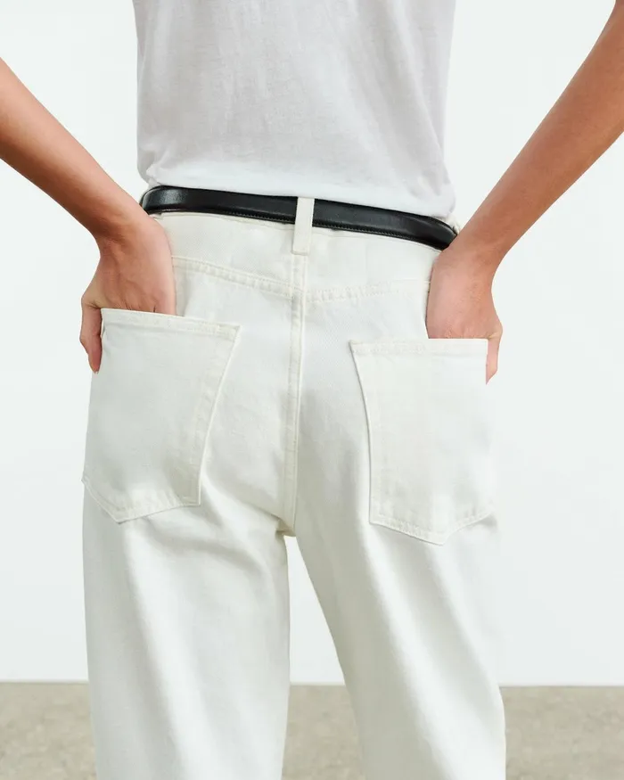 Women Denim Nili Lotan MITCHELL JEAN Cream