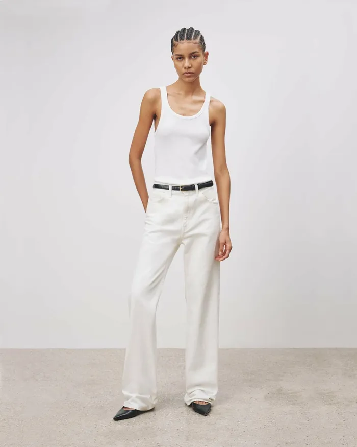 Women Denim Nili Lotan MITCHELL JEAN Cream