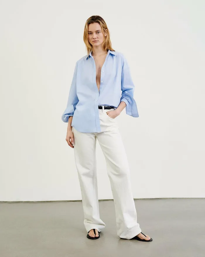 Women Denim Nili Lotan MITCHELL JEAN Cream