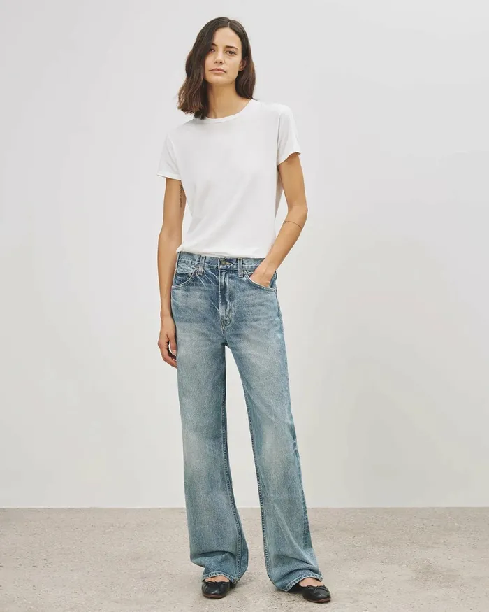 Women Denim Nili Lotan MITCHELL JEAN Summer Wash