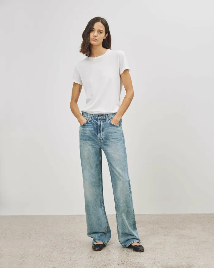 Women Denim Nili Lotan MITCHELL JEAN Summer Wash