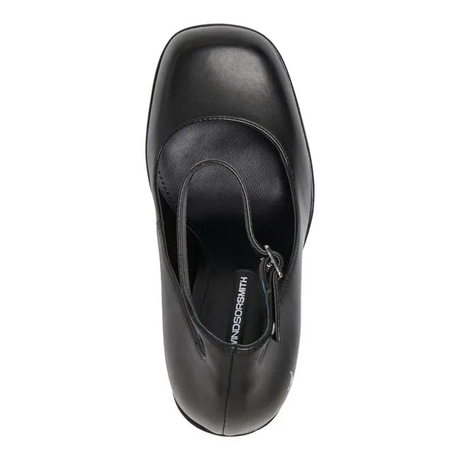 Women Dizzy Black Platform Heels Windsor Smith Platforms