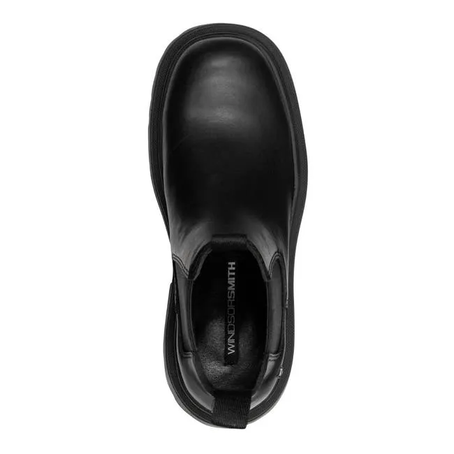 Women Dopamine Black Boots Windsor Smith Platforms