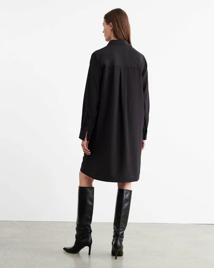 Women Dresses and Skirts Nili Lotan CLOE SILK DRESS Black