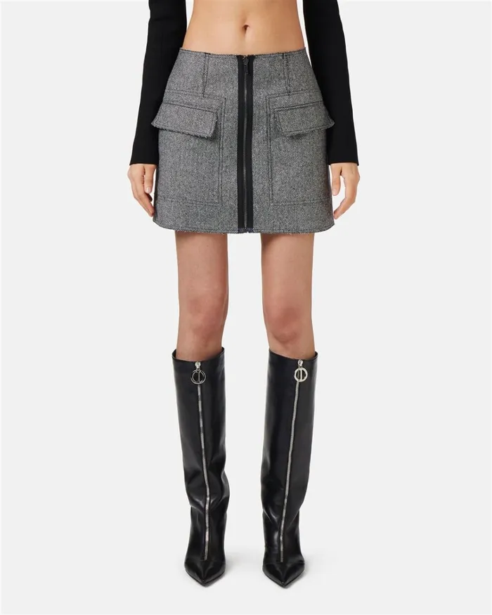 Women DRESSES AND SKIRTS Iceberg Regular Fit Reversible Skirt