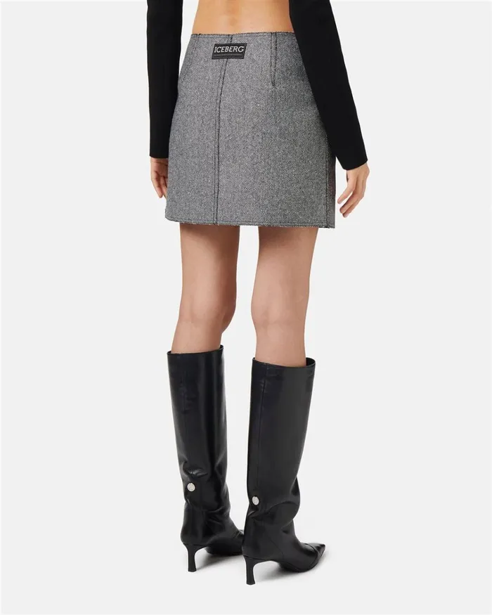 Women DRESSES AND SKIRTS Iceberg Regular Fit Reversible Skirt Women DRESSES AND SKIRTS Iceberg Regular Fit Reversible Skirt
