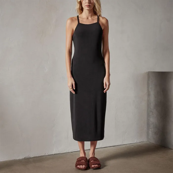 Women DressesJumpsuits James Perse Matte Jersey Dress Black