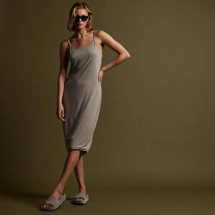 Women DressesJumpsuits James Perse Matte Jersey Tank Dress Mineral