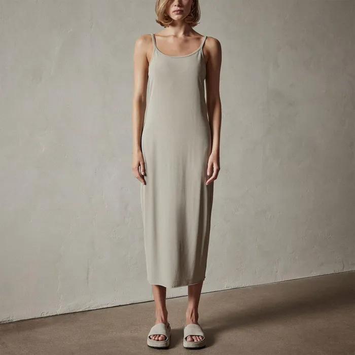 Women DressesJumpsuits James Perse Matte Jersey Tank Dress Mineral