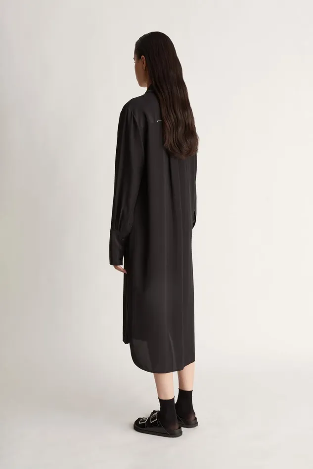 Women Dresses Lee Mathews Cassini Shirtdress Black