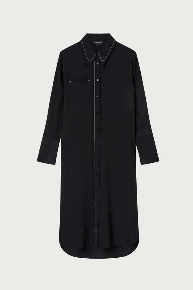 Women Dresses Lee Mathews Cassini Shirtdress Black