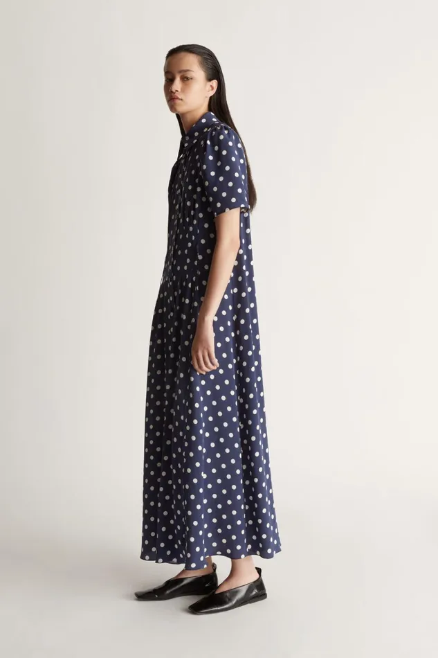 Women Dresses Lee Mathews Cybil Shirt Dress Navyspot