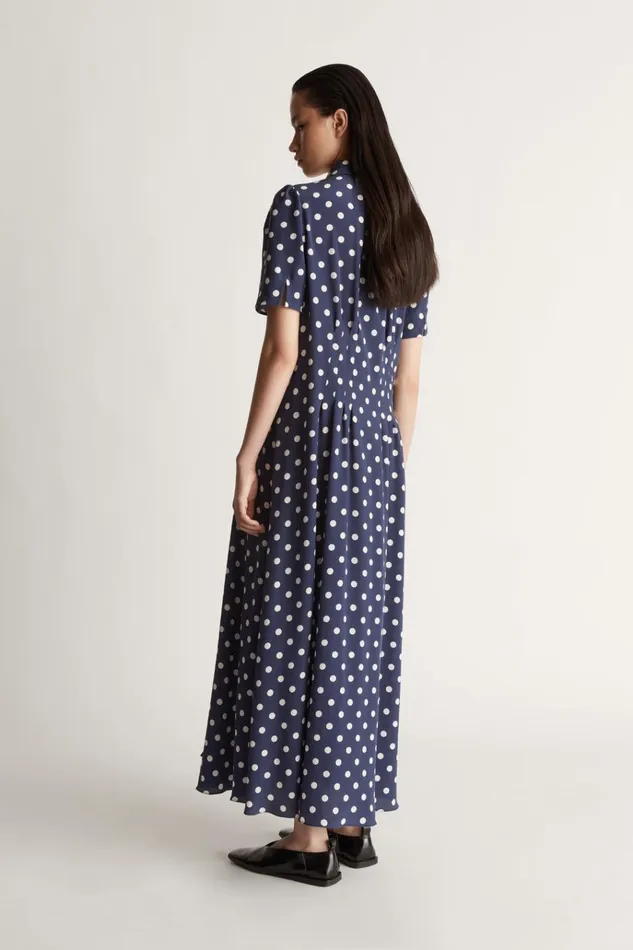 Women Dresses Lee Mathews Cybil Shirt Dress Navyspot