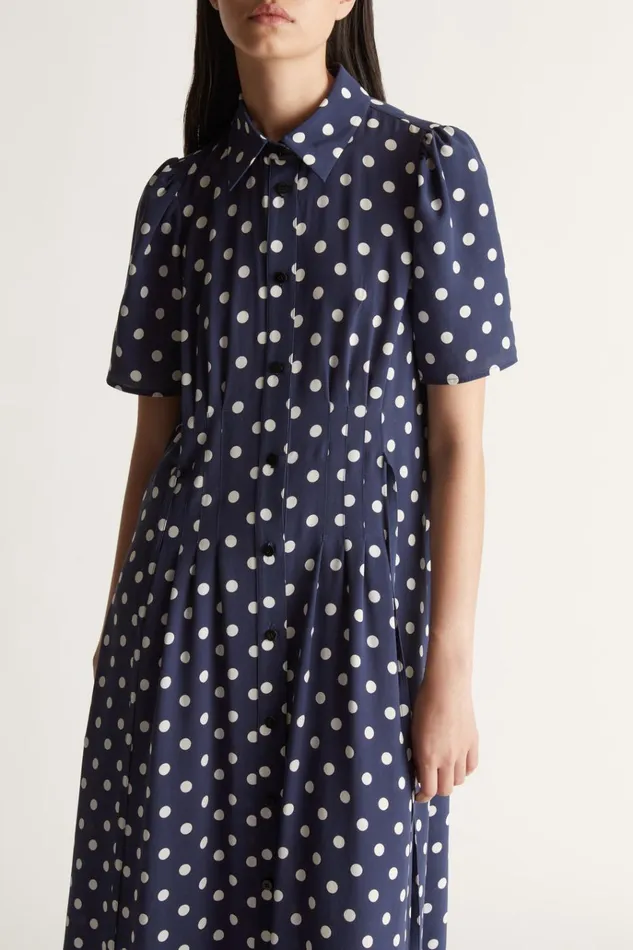 Women Dresses Lee Mathews Cybil Shirt Dress Navyspot