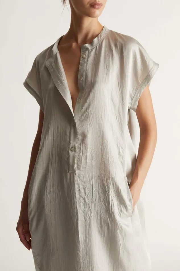 Women Dresses Lee Mathews Eden Dress Silver