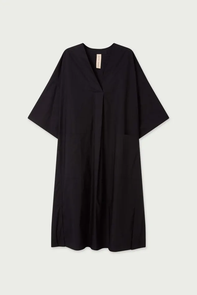 Women Dresses Lee Mathews LM Oversized Tee Dress Black