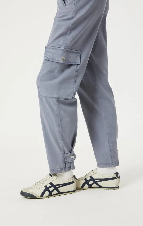 Women Elsie Cargo Pants In Flint Stone Luxe Twill Mavi Jeans Pants Women Elsie Cargo Pants In Flint Stone Luxe Twill Mavi Jeans Pants