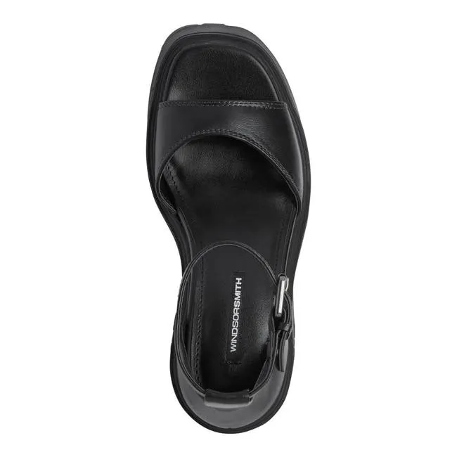 Women Flaws Black Platform Heels Windsor Smith Platforms