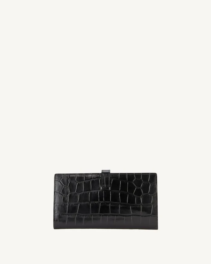 Women Handbags Nili Lotan LE CATHERINE WALLET Black And Gold