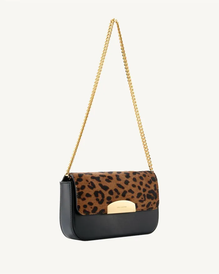 Women Handbags Nili Lotan LE MIA CHAIN BAG Leopard Print