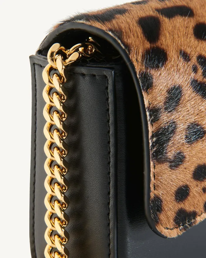 Women Handbags Nili Lotan LE MIA CHAIN BAG Leopard Print