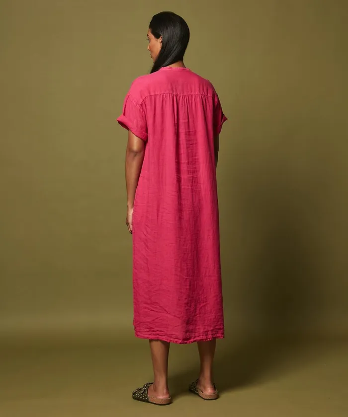 Women Hartford Dresses Richa Fuchsia Linen Dress