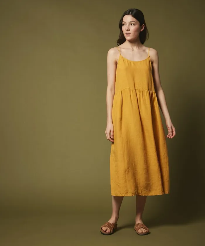 Women Hartford Dresses Rovita Honey Linen Dress