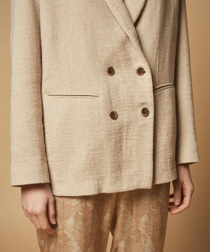 Women Hartford Jackets and Coats Version Double Fabric Jacket