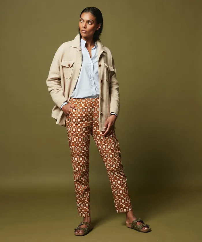 Women Hartford Jackets and Coats Voltige Double Fabric Jacket