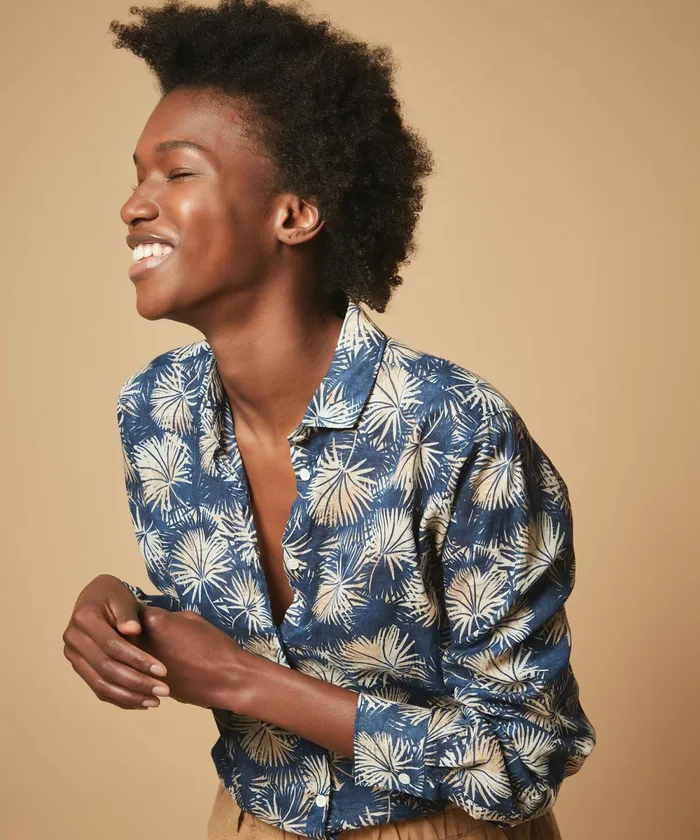 Women Hartford Shirts and Tops Blue Palms Corazon Shirt