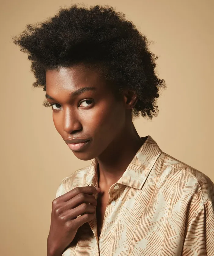 Women Hartford Shirts and Tops Charlot Caramel Feathers Printed Shirt