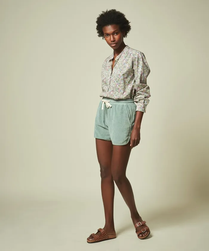Women Hartford Shirts and Tops Lilac Green Liberty Codex Shirt