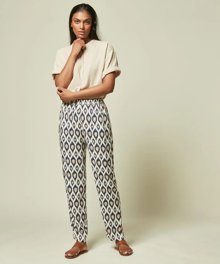 Women Hartford Shirts and Tops Sand Double Cotton Gauze Calix Shirt