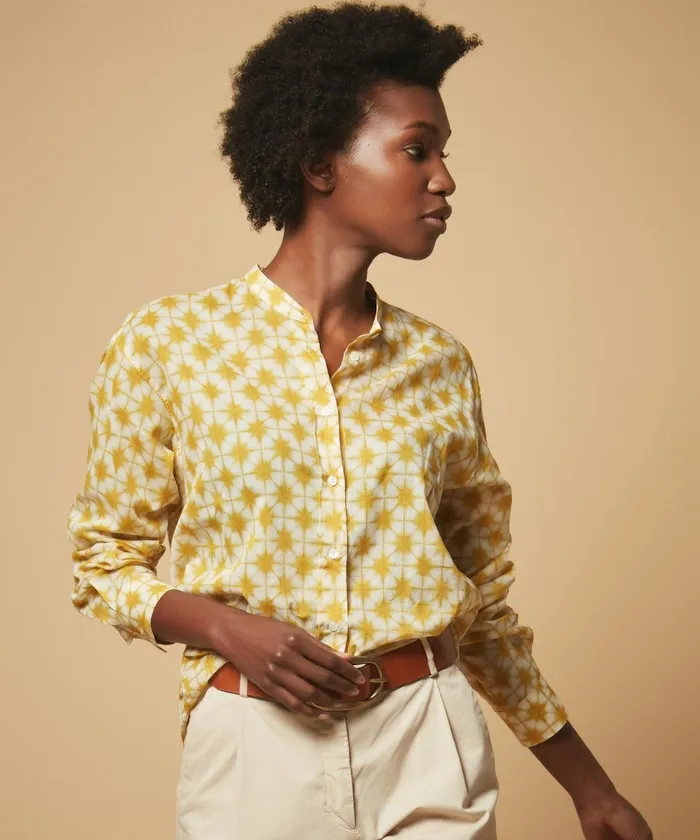 Women Hartford Shirts and Tops Yellow TieandDye Cristal Shirt