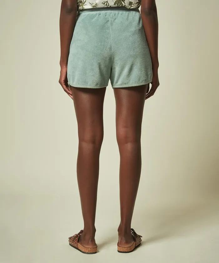 Women Hartford Skirts and Shorts Eucalyptus Towelling Fleece Titus Shorts